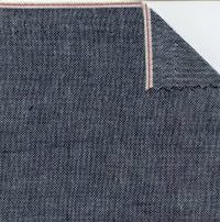 Tejido de denim Oxford japonés con orillo, 5 oz, índigo (Yoshiwa, Japón)