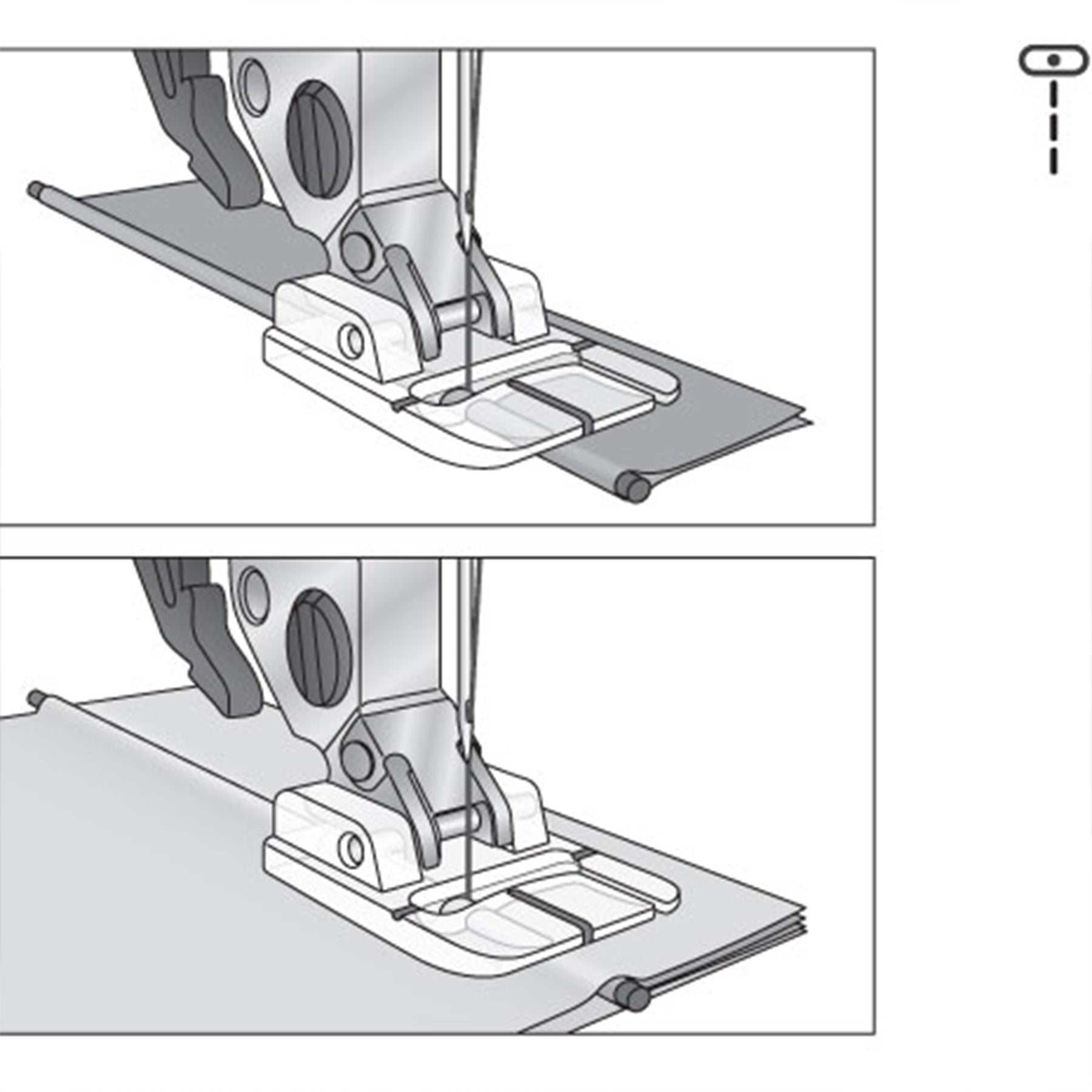 Narrow Piping Foot | PFAFF®
