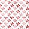 Top Dog Paws Brick Red on White Novelty