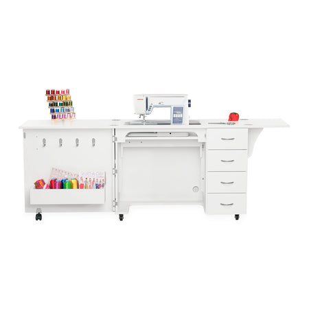 Harriet Sewing Cabinet Ash White
