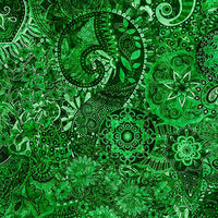 Tela de algodón «Green Mystique Blender Wideback», por yarda