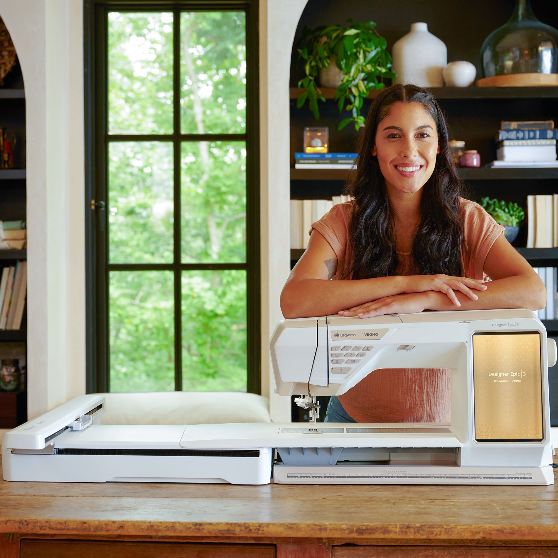 DESIGNER EPIC™ 3 Sewing & Embroidery Machine Starlight Bronze