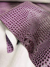 Reptile Yellow Florida Gator 3D Embossed Vinyl Fabric