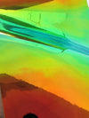 Sea Holographic Multi-Color Chrome Vinyl Fabric / Sold By The Yard