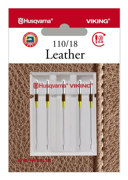 HUSQVARNA® VIKING® Leather Needles Size 110/18 5-Pack -- Product Image