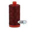 4012 Copper Brown Aurifil Cotton 50wt Large Spool||color:4012 Copper Brown