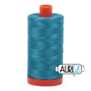 4182 Turquesa oscuro Aurifil Algodón 50wt Bobina grande||color:4182 Turquesa oscuro