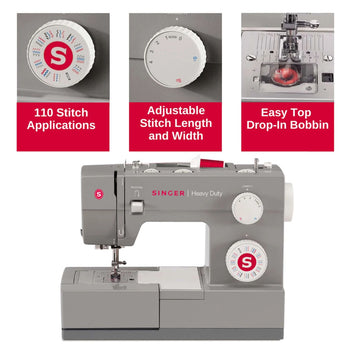 Heavy Duty 4432 Sewing Machine & Extension Table Bundle | SINGER®
