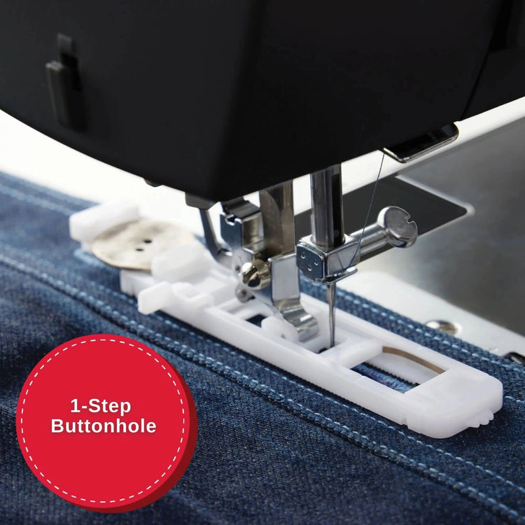 Heavy Duty 4432 Black Sewing Machine & Black Universal Hard Case Bundle -- Product Image