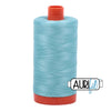 5006 Light Turquiose Aurifil Cotton 50wt Large Spool||color:5006 Light Turquoise