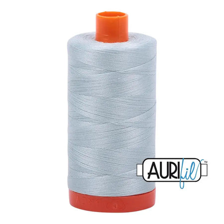 5007 Azul grisáceo claro Aurifil Algodón 50wt Bobina grande||color:5007 Azul grisáceo claro