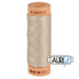 5011 Hilo de algodón Aurifil color beige, 80 wt, en carrete
