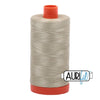 5020 Verde militar claro Aurifil Algodón 50wt Bobina grande||color:5020 Verde militar claro