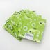 6 Fat Quarters - 3 Prints x 2 of Each Green Fish 100% Cotton Precut
