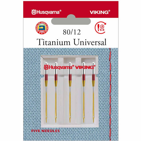 HUSQVARNA® VIKING® Titanium Universal Needles Size 80/12 5-Pack -- Product Image