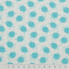 3 cuartos de tela de franela «Sealife» de Little Feet Boutique, azul y blanco, 18" x 21", para bebé