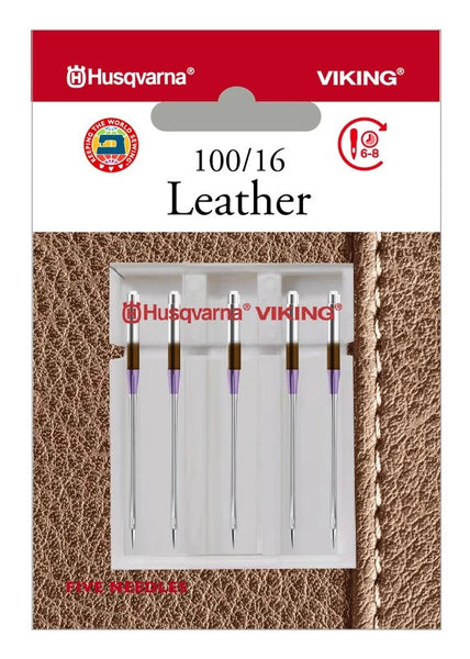 Leather Needles Size 100/16 5-Pack | Husqvarna® Viking®