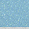 3 cuartos de tela de franela «Sealife» de Little Feet Boutique, azul y blanco, 18" x 21", para bebé