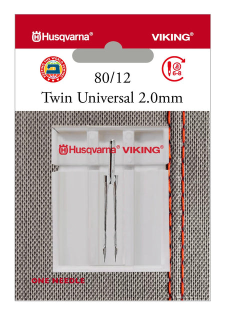 HUSQVARNA® VIKING® Twin Universal 2.0mm Needle Size 80/12 -- Product Image