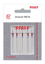 PFAFF® Agujas Universales Tamaño 100/16 Paquete de 5