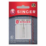 SINGER® Aguja Doble Universal 4MM - Tamaño 80/12