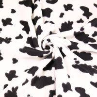 Polar Fleece Fabric Cow- Sold by the Yard