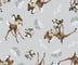 Disney Nursery Bambi and Thumper Toss on White Baby 100% Cotton Price per Yard