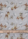 Disney Nursery Bambi and Thumper Toss on White Baby 100% Cotton Price per Yard