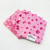 6 «fat quarters» — 3 estampados, 2 de cada uno: «Pink Floral Geode», 100 % algodón, precortados