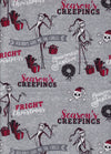 Navidad, Pesadilla antes de Navidad, Temporadas, Creeping, 100 % algodón, Precio por yarda