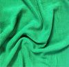 Tejido de forro polar liso - Se vende por yardas || color: verde Kelly