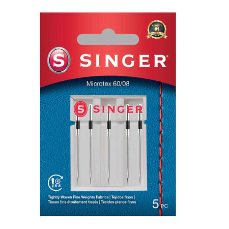 SINGER® Microtex Needles Size 60/08 5-Pack -- Product Image
