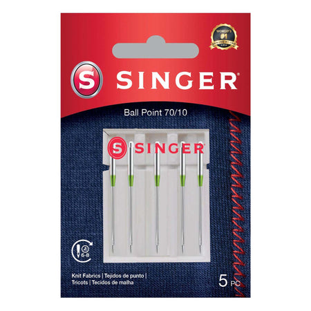 Aiguilles à pointe sphérique SINGER® Taille 70/10 5 paquets -- Image du produit