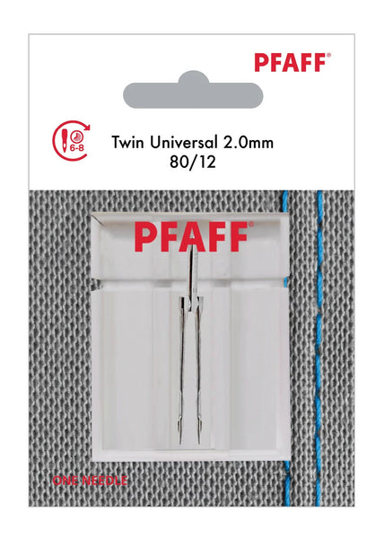 Twin Universal Needle 2mm Size 80/12 1-Pack | PFAFF®