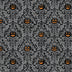 Damasco de calabazas de Halloween sobre fondo gris