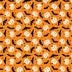 Halloween Bats and Pumpkins on Orange