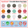 Venom Green Crocodile Marine Vinyl Fabric / Sold By The Yard