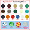 Orange Marine Vinyl Fabric / Sold By The Yard