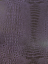 Passion Purple Crocodile Marine Vinyl Fabric / Sold By The Yard||color:Passion Purple