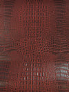 Deadpool Red AquaGuard ® Crocodile Marine Vinyl Fabric / Sold By The Yard||color:Deadpool Red
