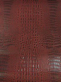Deadpool Red AquaGuard &reg; Crocodile Marine Vinyl Fabric / Sold By The Yard