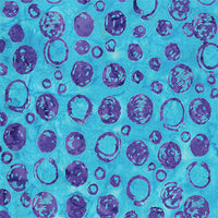 Tela de algodón «Aqua Bubble Celebration» 44/45, por yarda