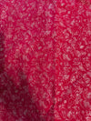 Vintage Metallic Gold Cherubs Angels and Ribbons on Red 100% Lightweight Cotton Price per Yard