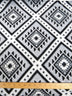 Ethnic Diamonds Gray Fleece Fabric
