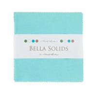 Blue Bella Solids Egg Blu Charm Pack Precuts
