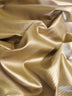 Tejido vinílico marino de fibra de carbono dorado