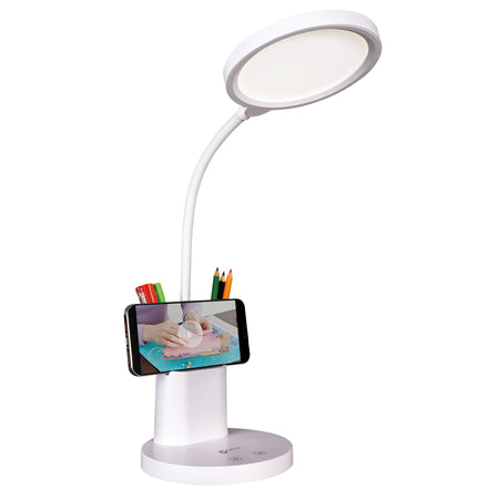 OttLite Rechargeable LED Lamp with Phone Holder