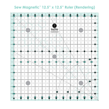 Sew Magnetic 12.5" x 12.5" Ruler