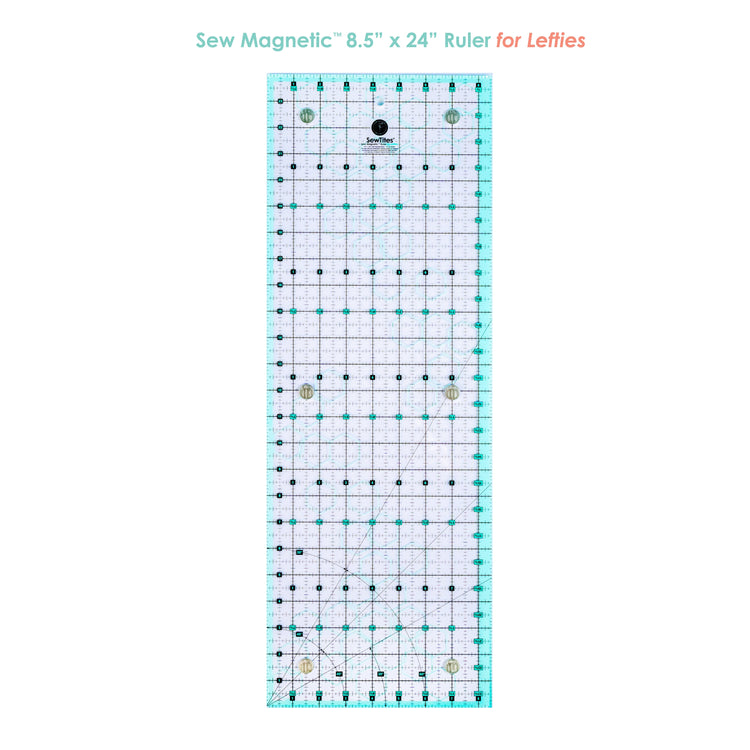 Regla Sew Magnetic 8.5" x 24" de SewTites