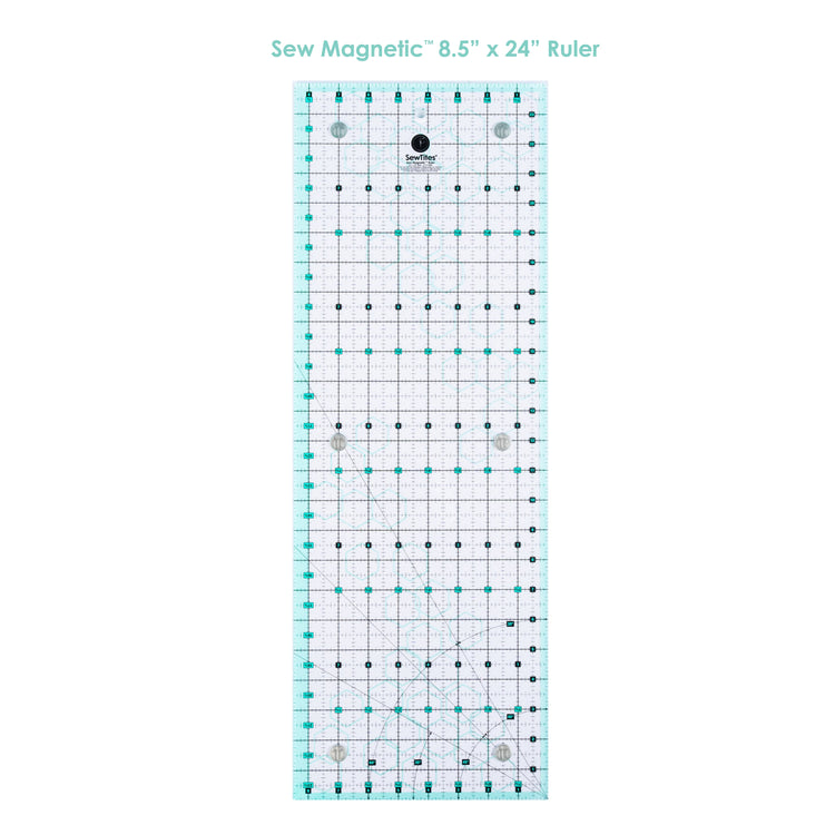 Regla Sew Magnetic 8.5" x 24" de SewTites